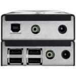 Rückseite des ADDERLink X-DVI PRO CATx DVI KVM-Extenders von Adder