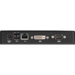 Rückseite des EM2000SE-R Single-Head DVI KVM-over-IP Receiver von Black Box