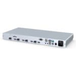 Rückseite des DP-Vision-Fiber-MC4-ARU-CON DisplayPort 1.1 KVM-Extender von Guntermann und Drunck