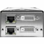 Back Ansicht des Receivers des ADDERLink X-DVI PRO-MS Dual-Head DVI KVM Extender über CATx von Adder