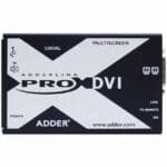 Top Ansicht des Transmitters des ADDERLink X-DVI PRO-MS Dual-Head DVI KVM Extender über CATx von Adder