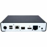 Back Ansicht des ALIF1102R DisplayPort KVM über IP Receiver von Adder